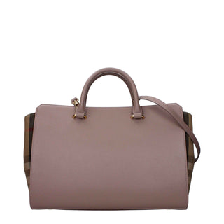 Burberry Gray Leather Handbags