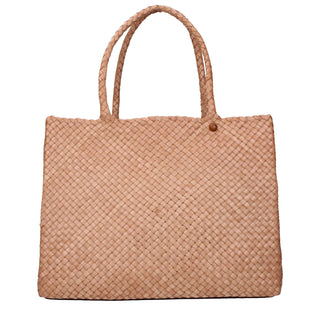Tory Burch Pink Leather Shoulder Bag with Removable Inner Clutch