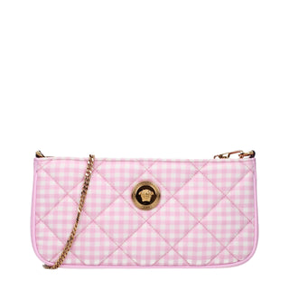 Versace Pink Fabric Shoulder Bag - Stylish Luxury Accessory