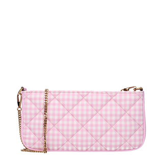 Versace Pink Fabric Shoulder Bag - Stylish Luxury Accessory