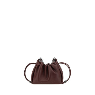 Brunello Cucinelli Bucket Mellow Mini Leather Shoulder Bag
