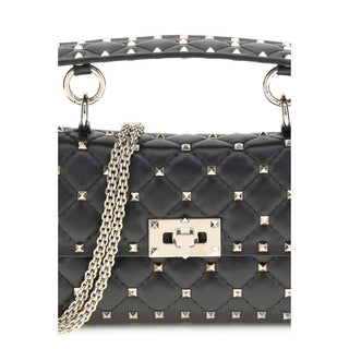 Valentino Garavani Small Leather Rockstud Spike Handbag - Bold Elegance