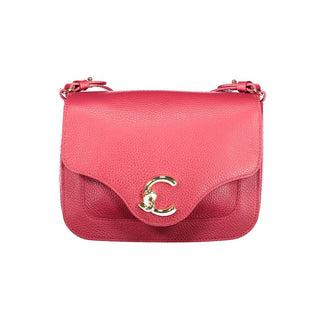 Coccinelle Red Polyethylene C-Me Handbag with Adjustable Strap