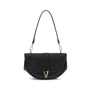 Versace Medium Virtus Calf Leather Shoulder Bag