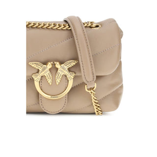 PINKO Love Baby Quilted Calfskin Shoulder Bag