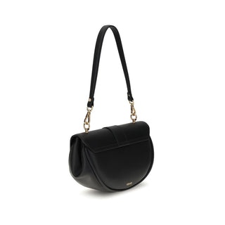 Versace Medium Virtus Calf Leather Shoulder Bag