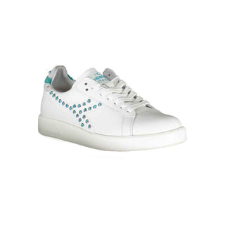 Diadora White Fabric Sneaker