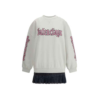 Balenciaga Sweatshirt Dress with logo