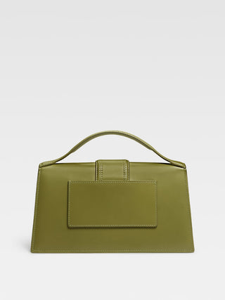 Jacquemus Le Grand Bambino Khaki Leather Bag
