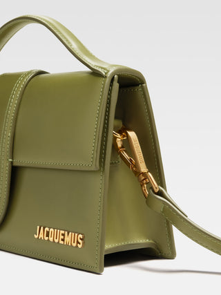 Jacquemus Le Grand Bambino Khaki Leather Bag
