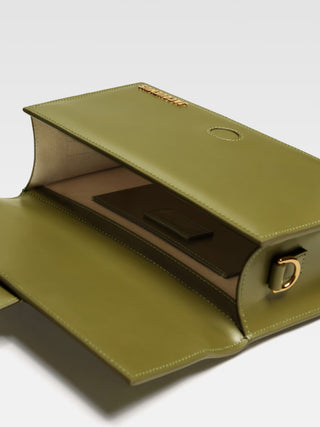 Jacquemus Le Grand Bambino Khaki Leather Bag