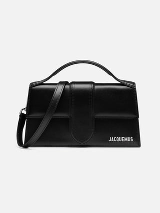 Jacquemus Le Grand Bambino Black Leather Bag