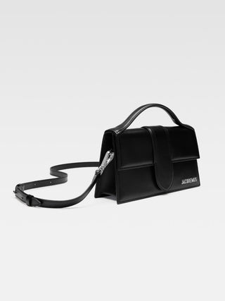 Jacquemus Le Grand Bambino Black Leather Bag