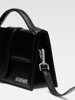 Jacquemus Le Grand Bambino Black Leather Bag
