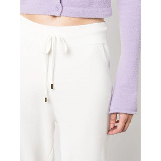 PINKO White Cotton Women Sweatpant