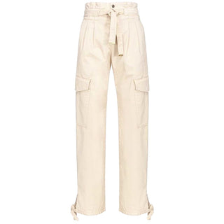 PINKO White Cotton Women Pant