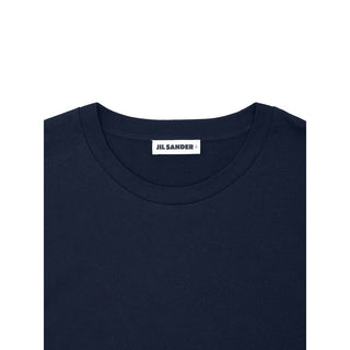 Jil Sander Blue Cotton Long