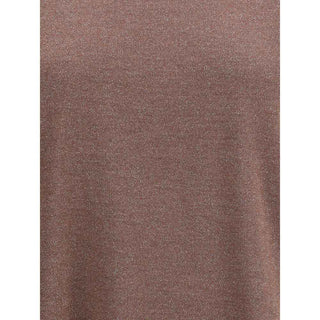 Brunello Cucinelli cashmere glitter T-shirt