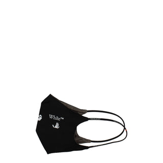 Off-White Black Cotton Facemasks