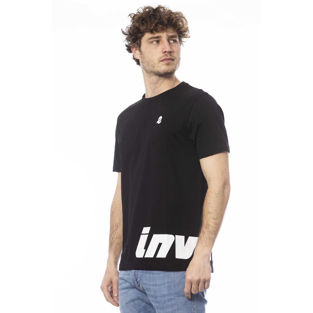 Invicta Black Cotton Men's T-Shirt - Ginchy