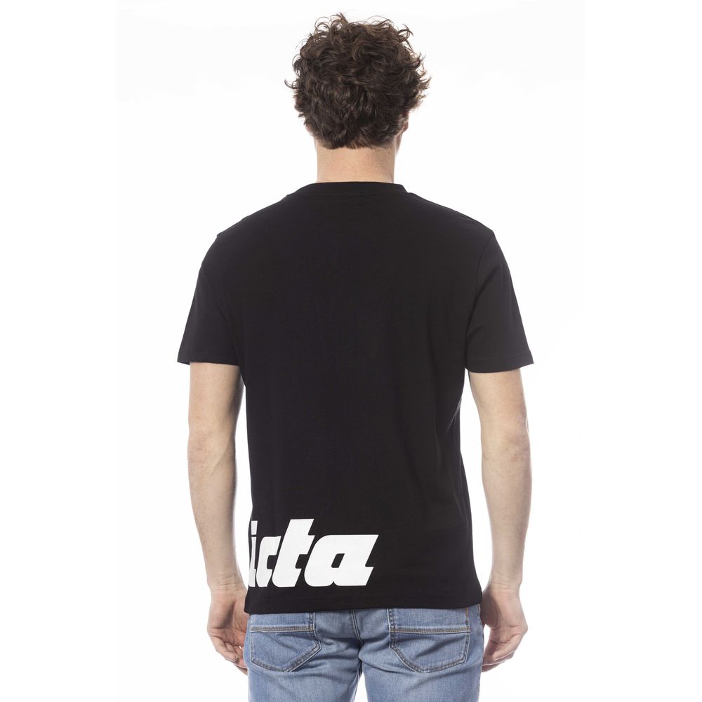 Invicta Black Cotton Men's T-Shirt - Ginchy