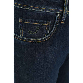 Jacob Cohen Blue Cotton Men's Jeans