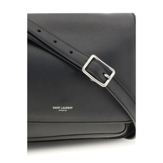 Saint Laurent Tone-on-Tone Suede Small Messenger Shoulder Bag