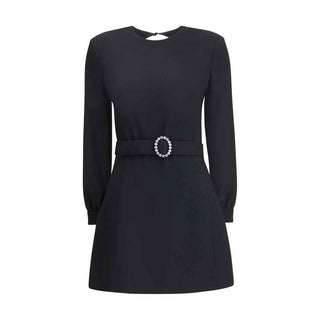 Saint Laurent Sablè mini Dress with cut nude back