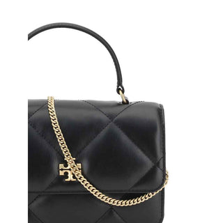 Tory Burch Black Calf Leather Bos Taurus Wallet