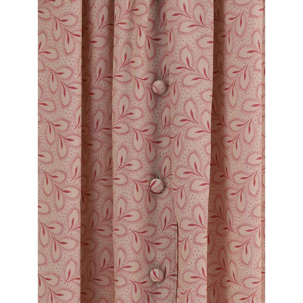 Kristina Ti Half circle Skirt with foliage print