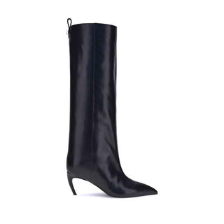 The Attico High leather Boots