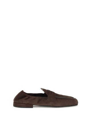 Prada Suede Shuffle Loafers