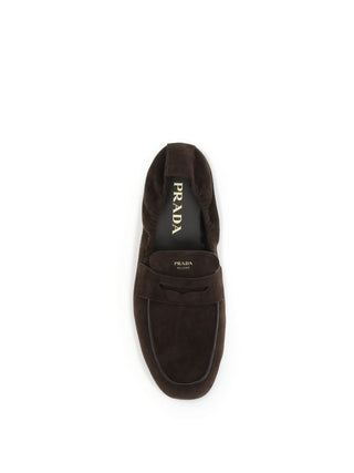Prada Suede Shuffle Loafers