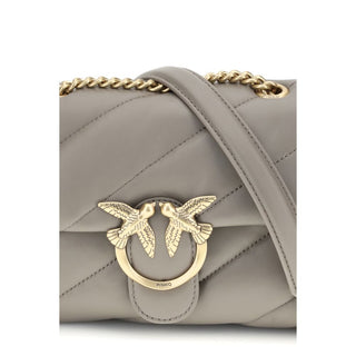PINKO Love Mini Puff Leather Shoulder Bag