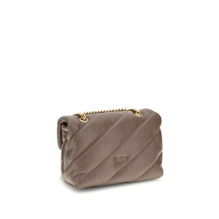 PINKO Love Mini Puff Leather Shoulder Bag