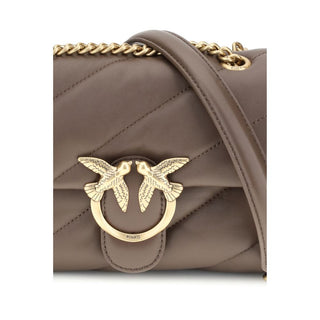 PINKO Love Mini Puff Leather Shoulder Bag
