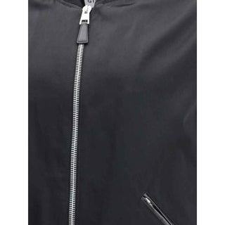 Givenchy Leather and satin bomber Jacket