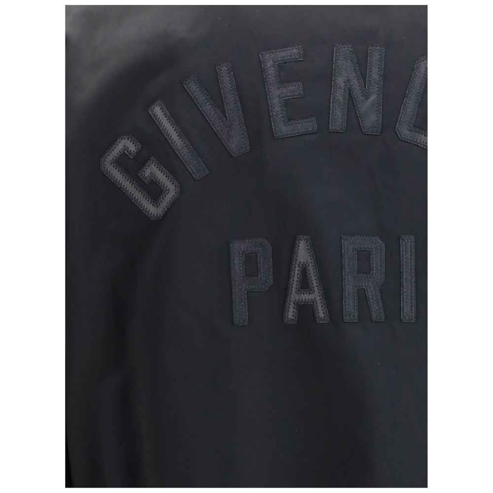 Givenchy Leather and satin bomber Jacket