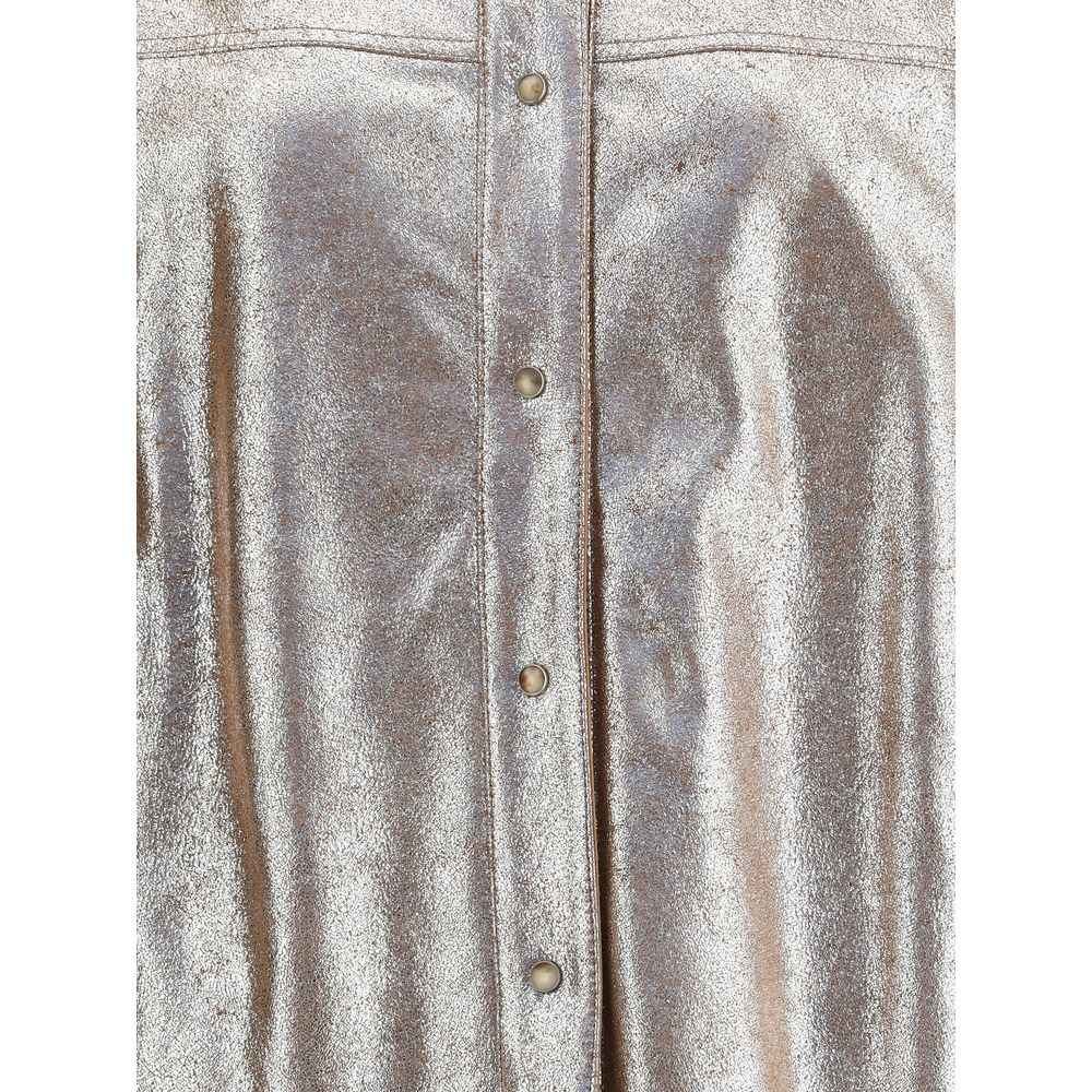 Brunello Cucinelli Oversize leather Shirt