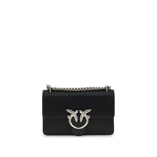 PINKO Love One Mini Shoulder Bag in Calfskin