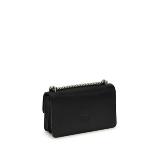 PINKO Love One Mini Shoulder Bag in Calfskin