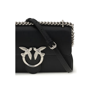 PINKO Love One Mini Shoulder Bag in Calfskin