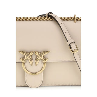 PINKO Love Leather Shoulder Bag
