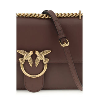 PINKO Love Leather Shoulder Bag