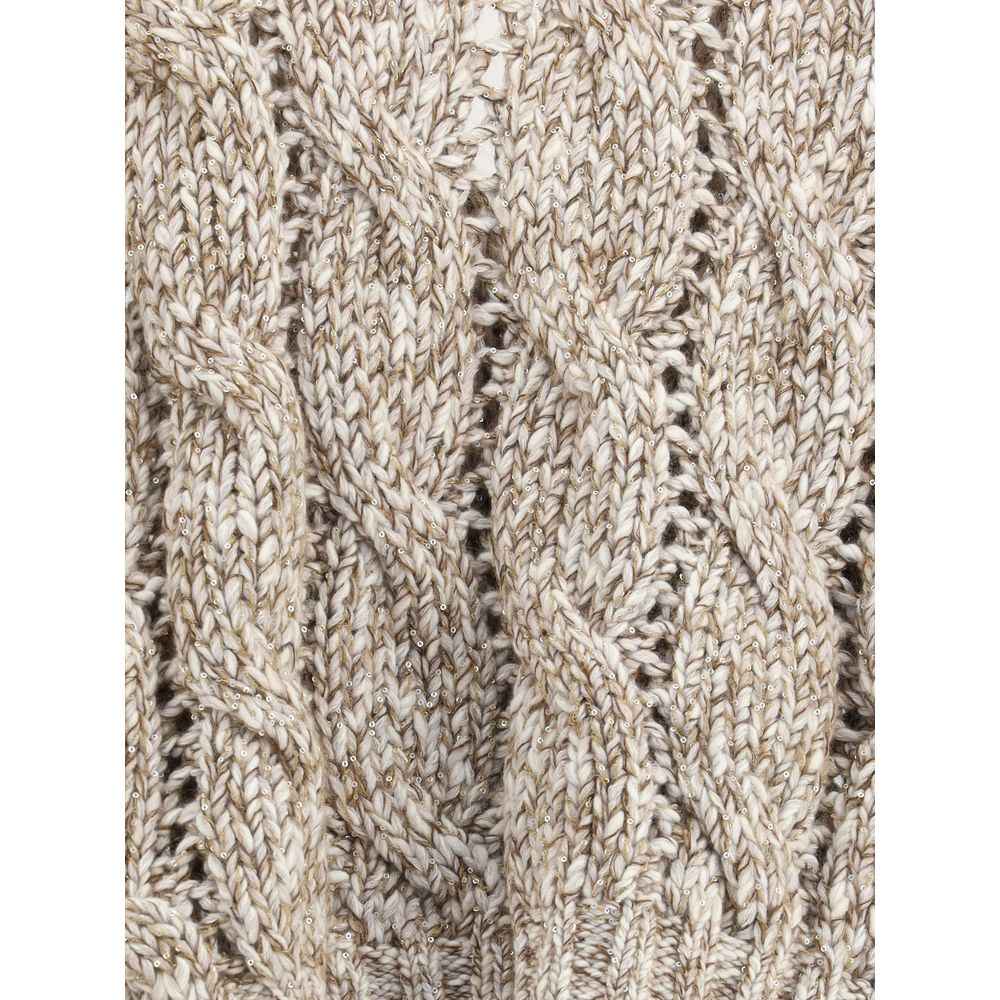 Brunello Cucinelli Dazzling Chiné wool Cardigan