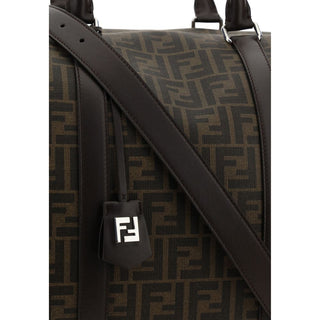 Fendi Iconic FF Monogram Boston Travel Bag