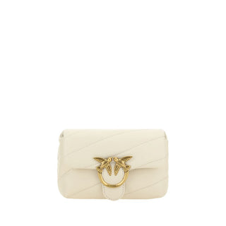 PINKO Love Baby Quilted Shoulder Bag in Calfskin