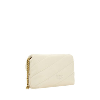 PINKO Love Baby Quilted Shoulder Bag in Calfskin