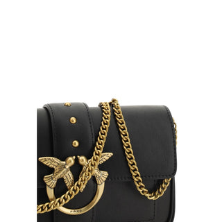 PINKO Love One Shoulder Bag in Calfskin