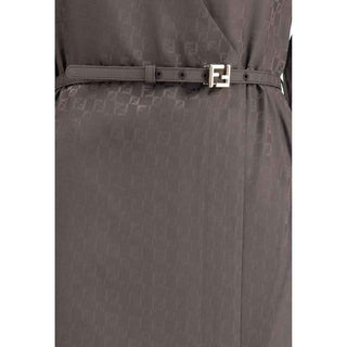 Fendi FF silk jacquard Dress